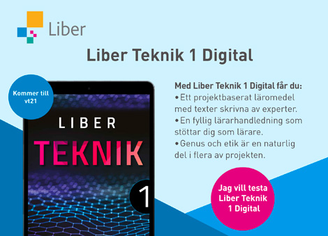 Annons - Liber Teknik 1 - till beställningsformulär.