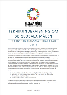 Teknikundervisning om de globala målen (pdf som öppnas i en ny flik)
