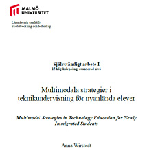 Multimodala strategier i teknikundervisning för nyanlända elever